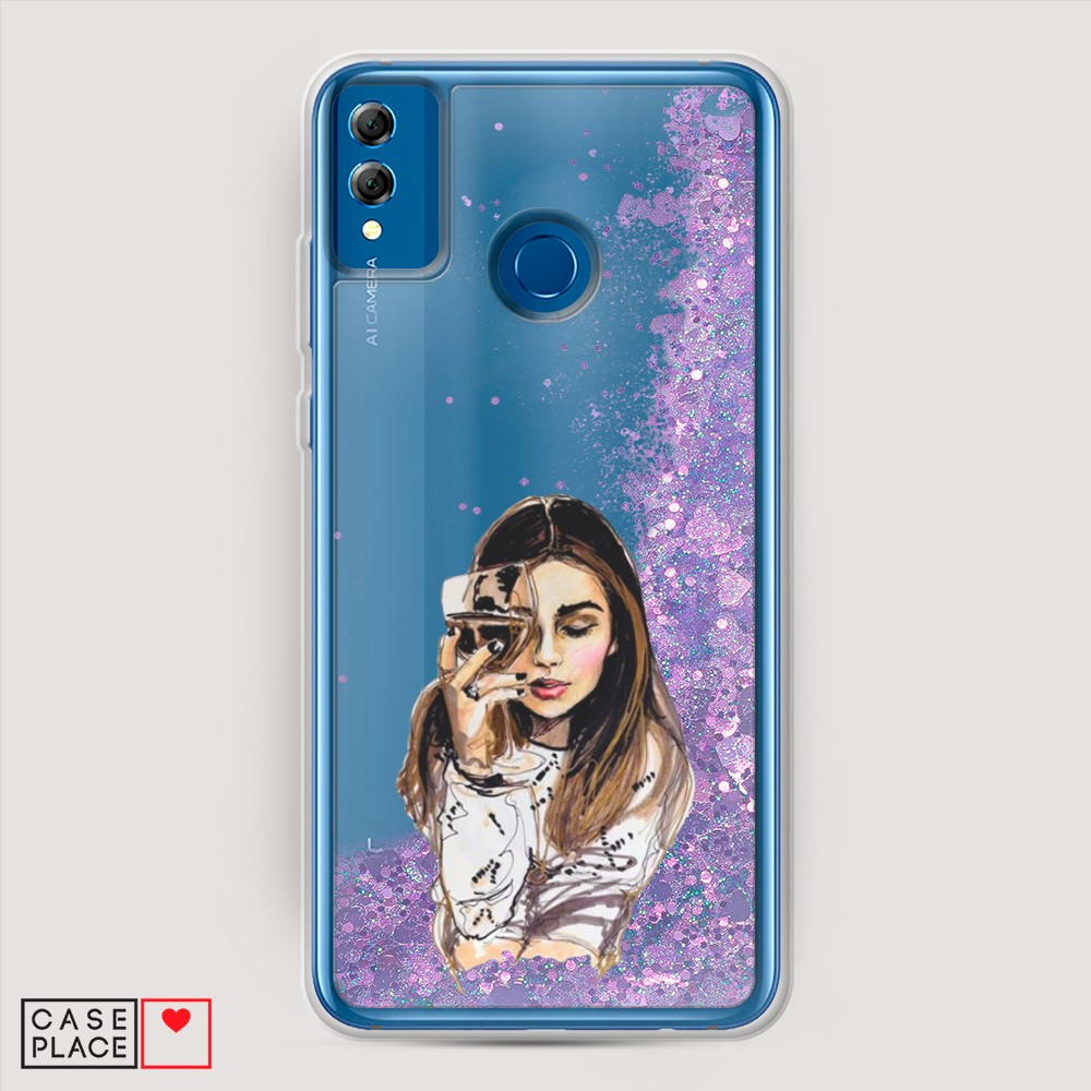

Чехол Awog на Honor 8x "Девушка с бокалом", Разноцветный, 66792-1