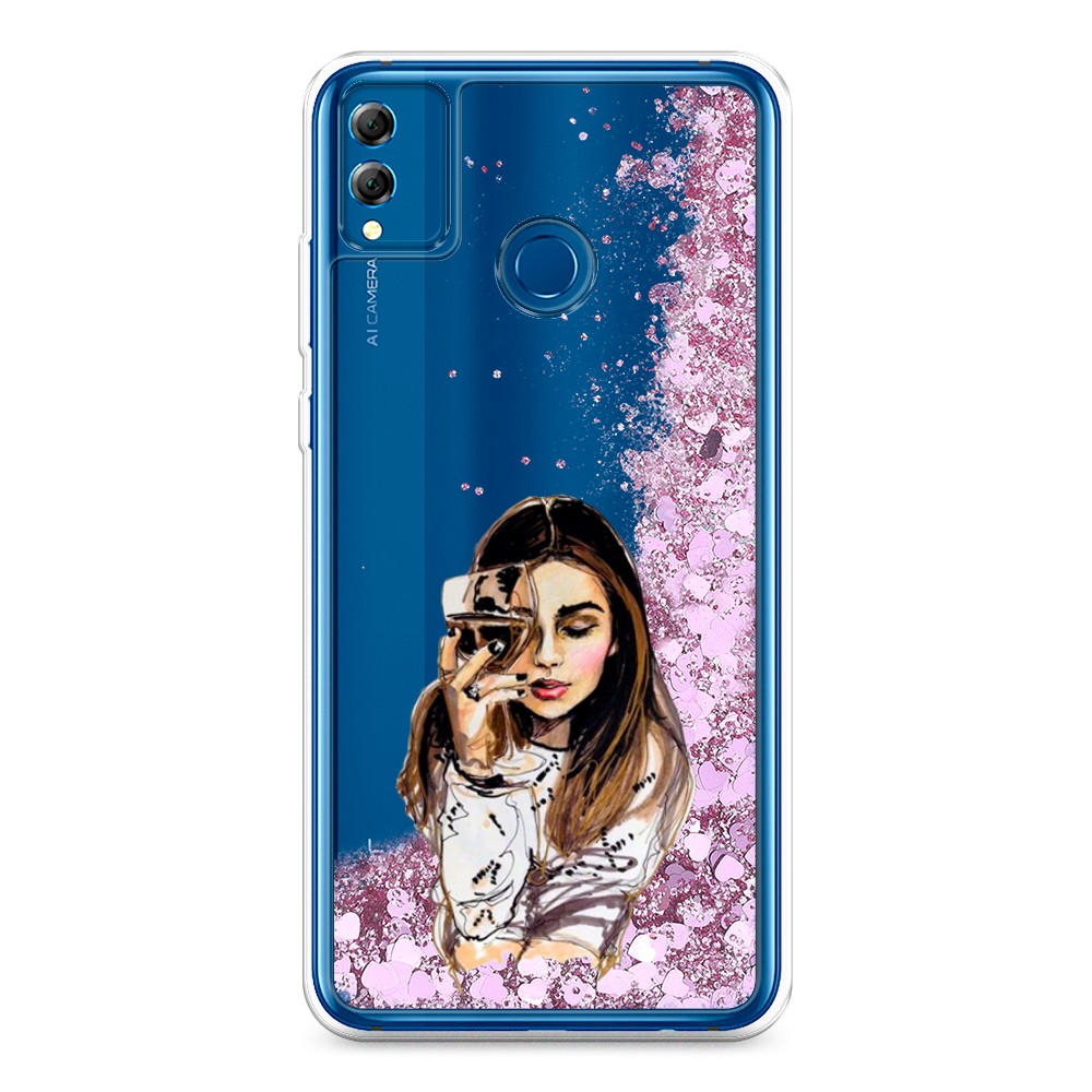 

Чехол Awog "Девушка с бокалом" на Honor 8X, 66794-1