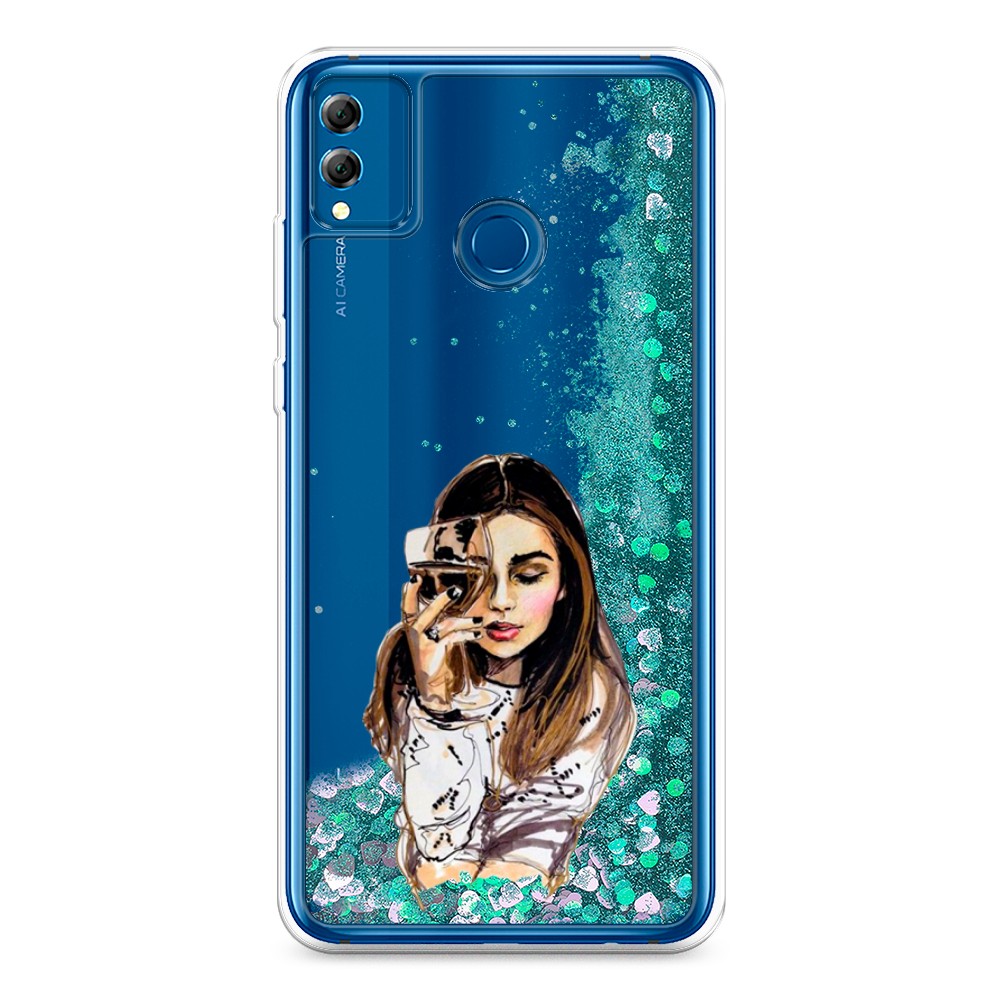 

Чехол Awog "Девушка с бокалом" на Honor 8X, 66795-1