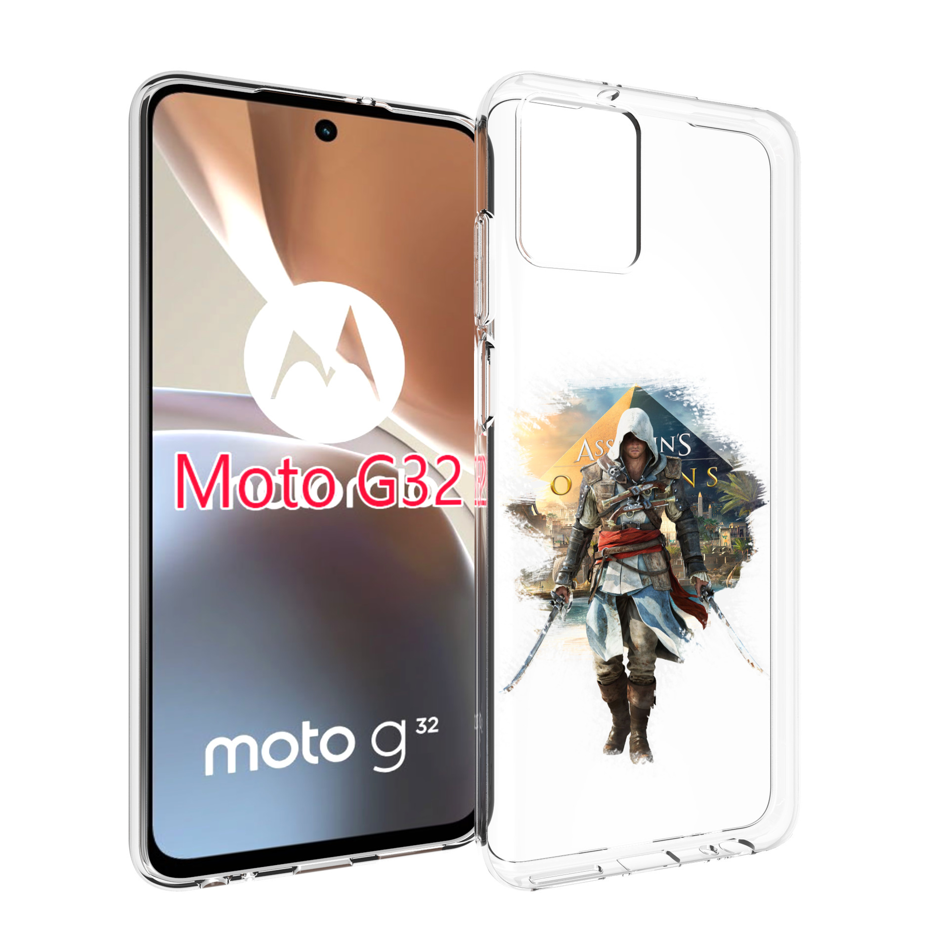 Чехол MyPads Ассасин для Motorola Moto G32