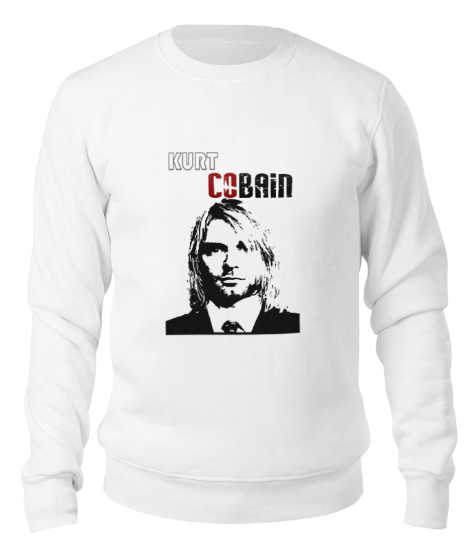 

Свитшот унисекс Printio Курт кобейн (kurt cobain) белый L, Курт кобейн (kurt cobain)