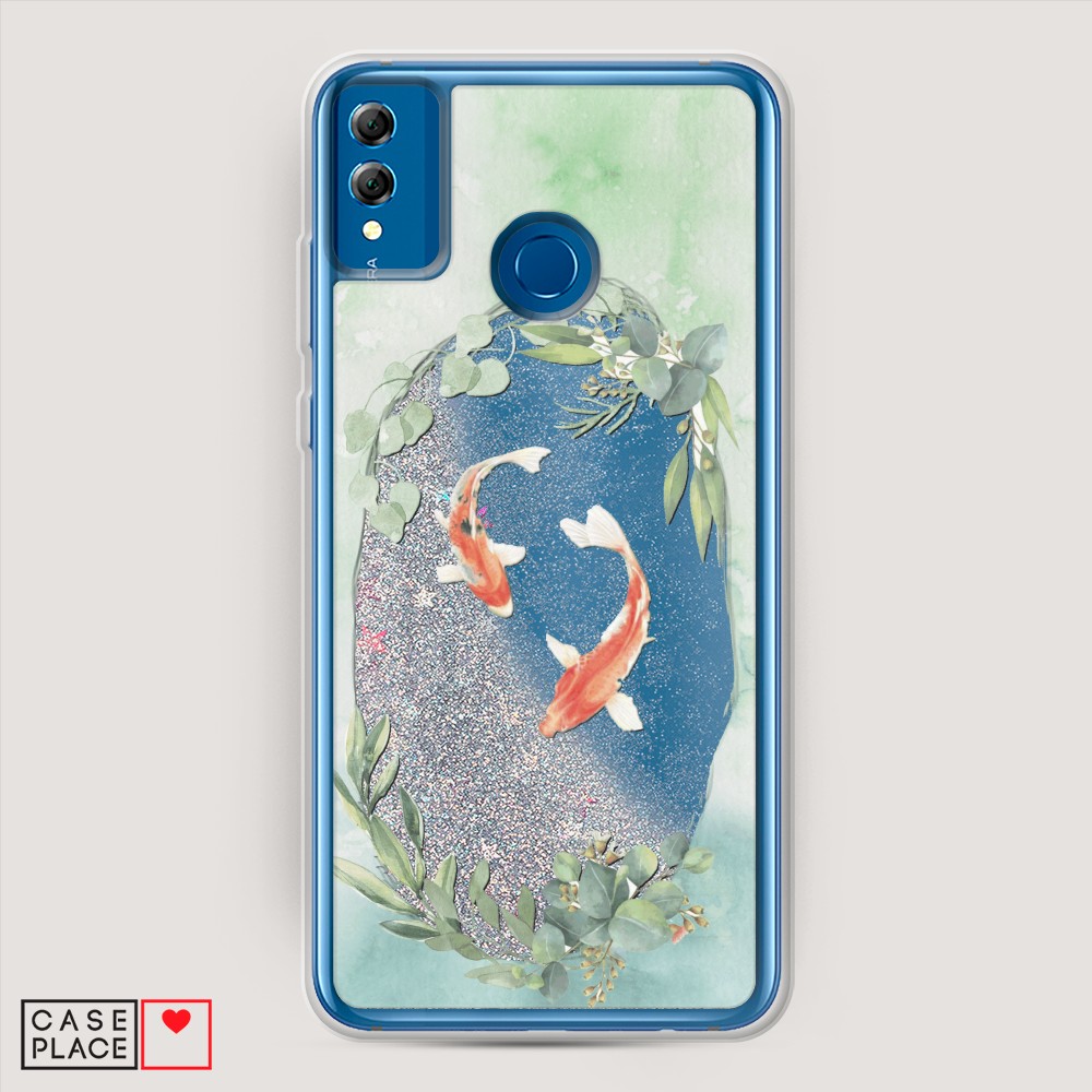 

Чехол Awog на Honor 8x "Две золотые рыбки", Разноцветный, 66791-1