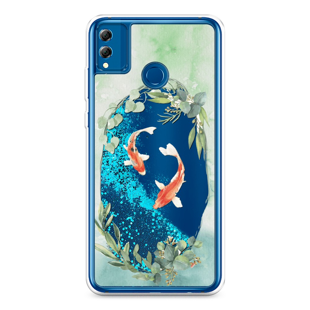 

Чехол Awog на Honor 8X "Две золотые рыбки", Разноцветный, 66793-1