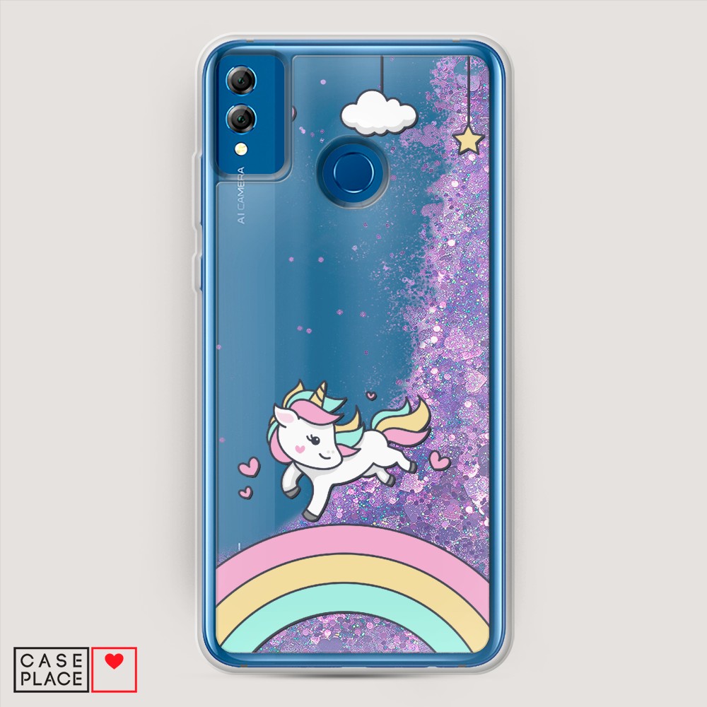 

Чехол Awog на Honor 8x "Единорог на радуге", Разноцветный, 66792-1