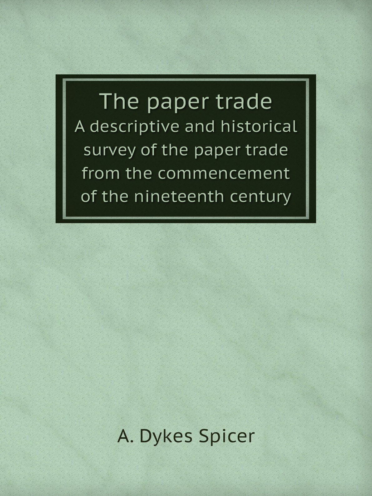 

The paper trade