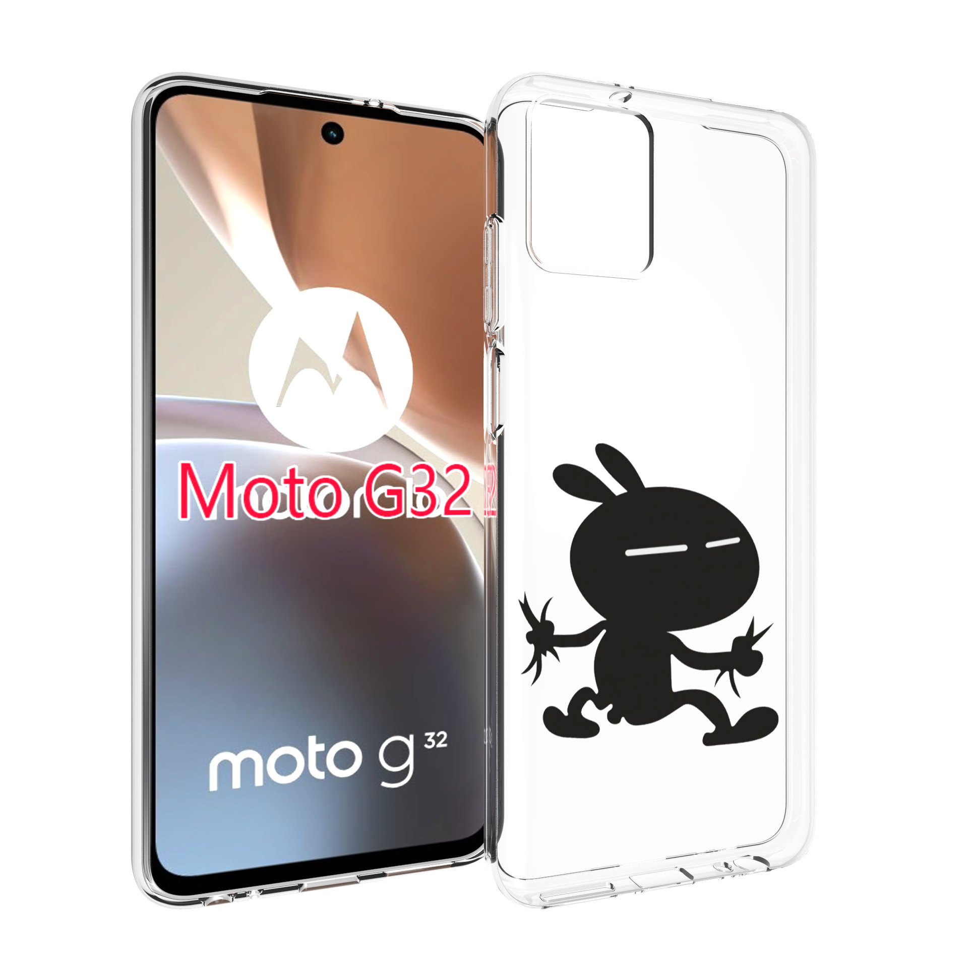 

Чехол MyPads Боец для Motorola Moto G32, Прозрачный, Tocco