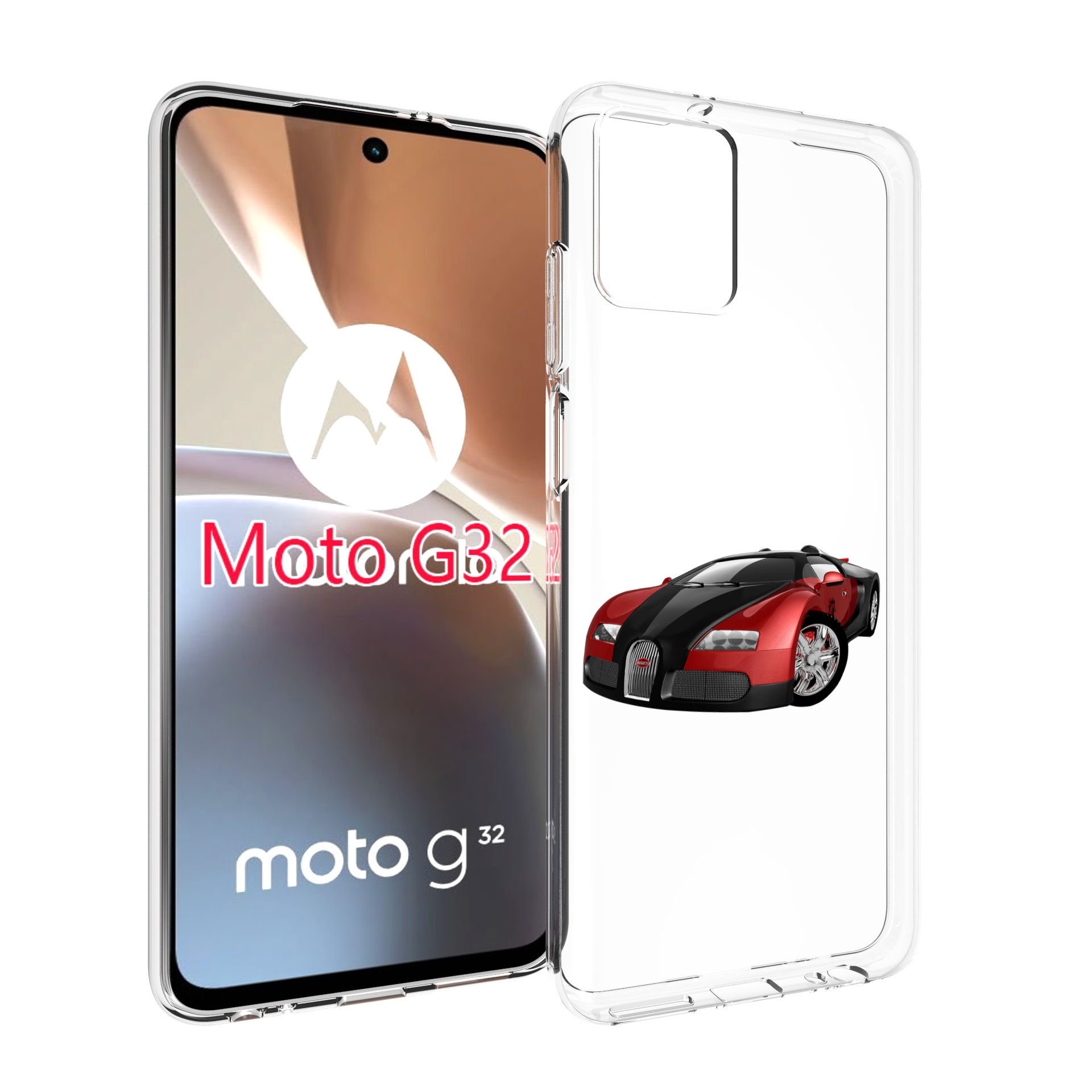 

Чехол MyPads Бука мужской для Motorola Moto G32, Прозрачный, Tocco