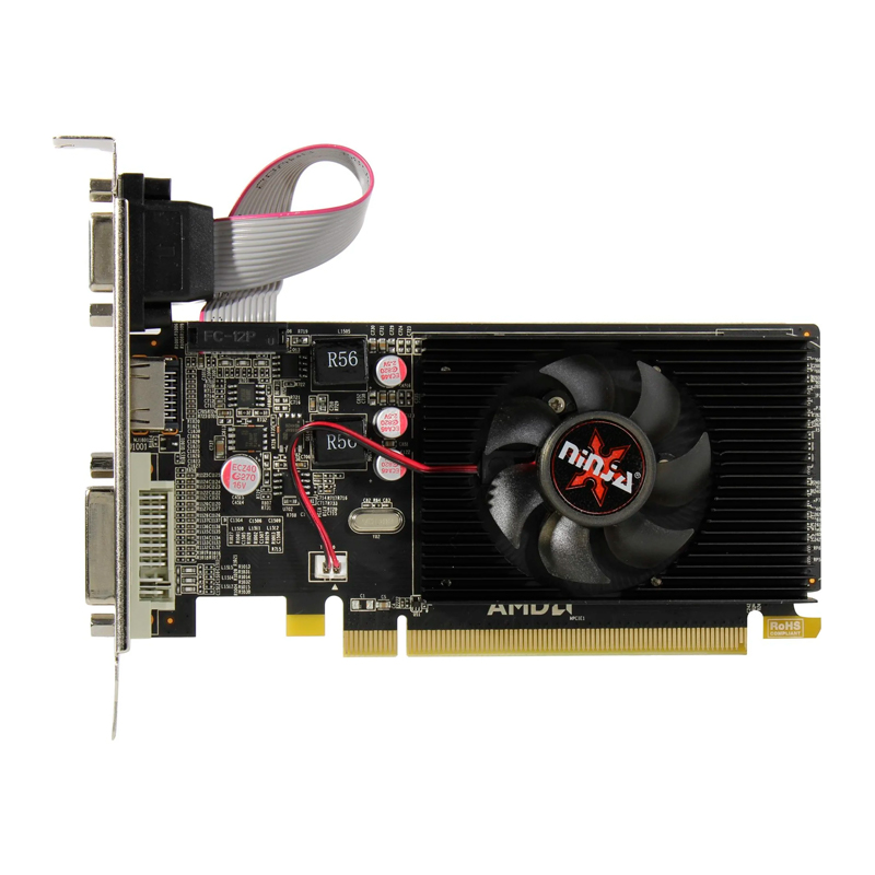 

Видеокарта Sinotex Ninja AMD Radeon R5 230 (AKR523013F), Черный, Radeon R5 230