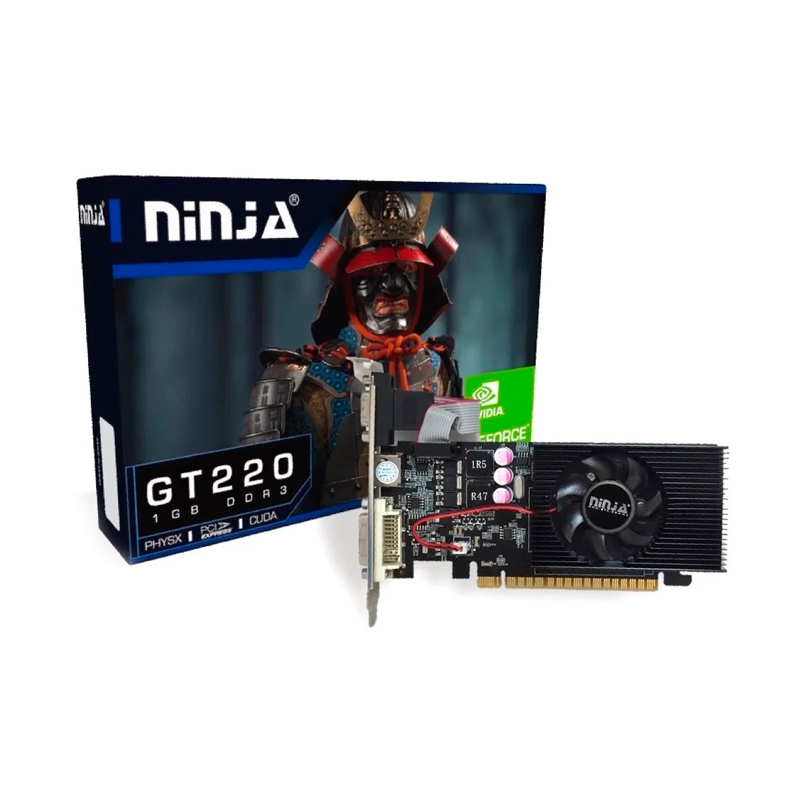 

Видеокарта Sinotex Ninja NVIDIA GeForce GT 220 (NH22NP013F), Черный, GeForce GT 220