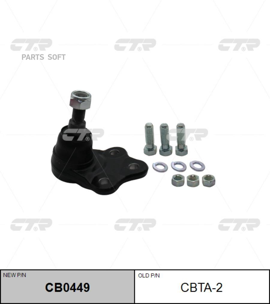 

CTR CBTA2 Шаровая опора CTR CBTA2 /CB0449/ LAND ROVER FOR LR007205/LR007206