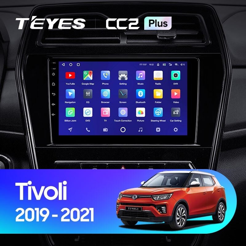 

Штатная магнитола Teyes CC2 Plus 4/32 SsangYong Tivoli (2019-2021), CC2 Plus