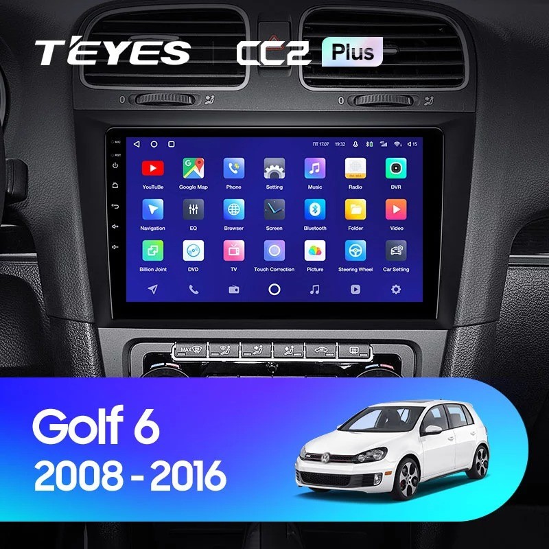 

Штатная магнитола Teyes CC2 Plus 4/32 Volkswagen Golf 6 (2008-2016), CC2 Plus