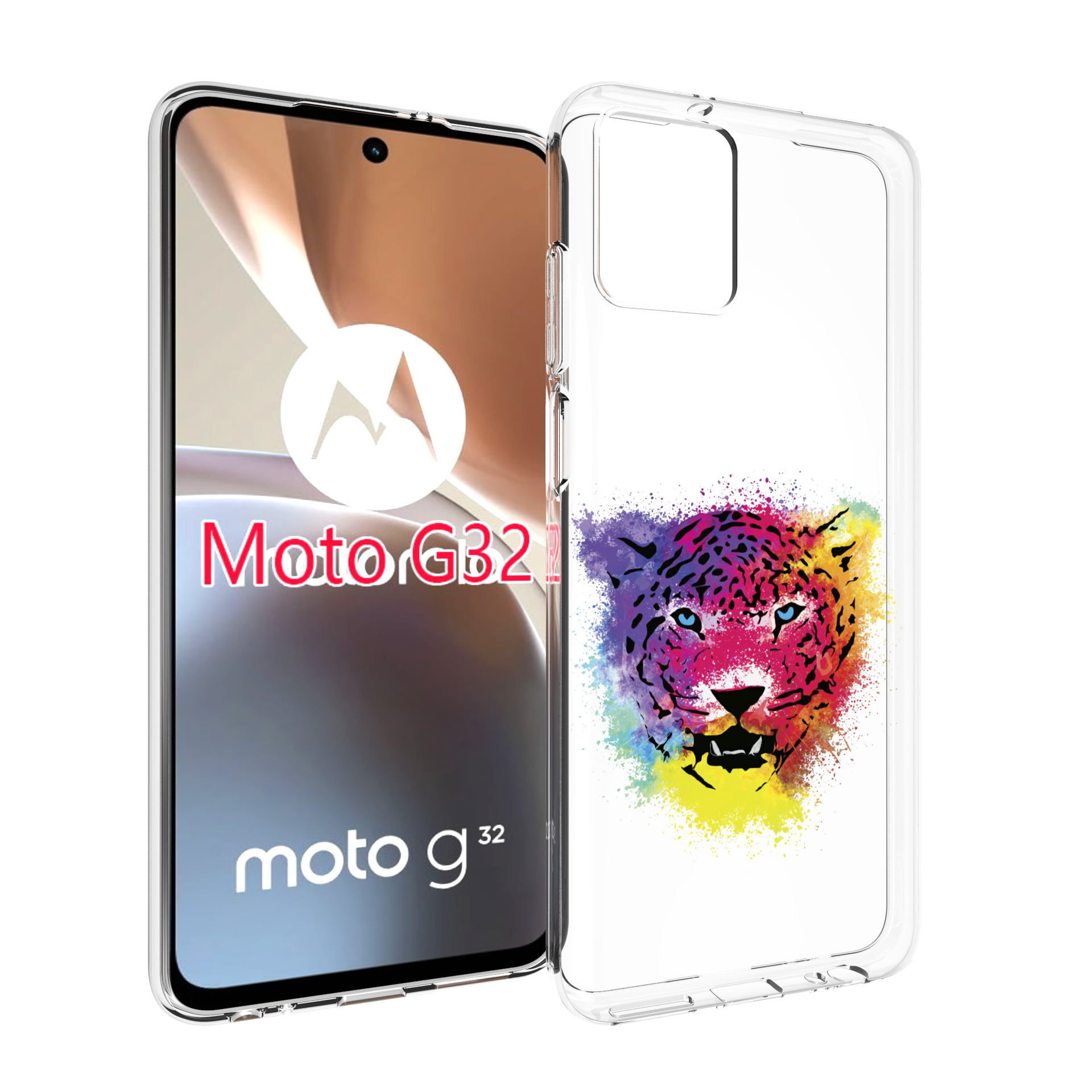 

Чехол MyPads Гепард для Motorola Moto G32, Прозрачный, Tocco