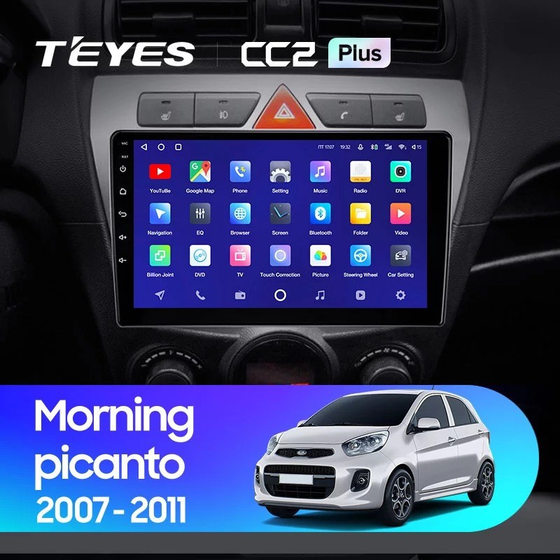 

Штатная магнитола Teyes CC2 Plus 4/64 Kia picanto (2007-2011), CC2 Plus