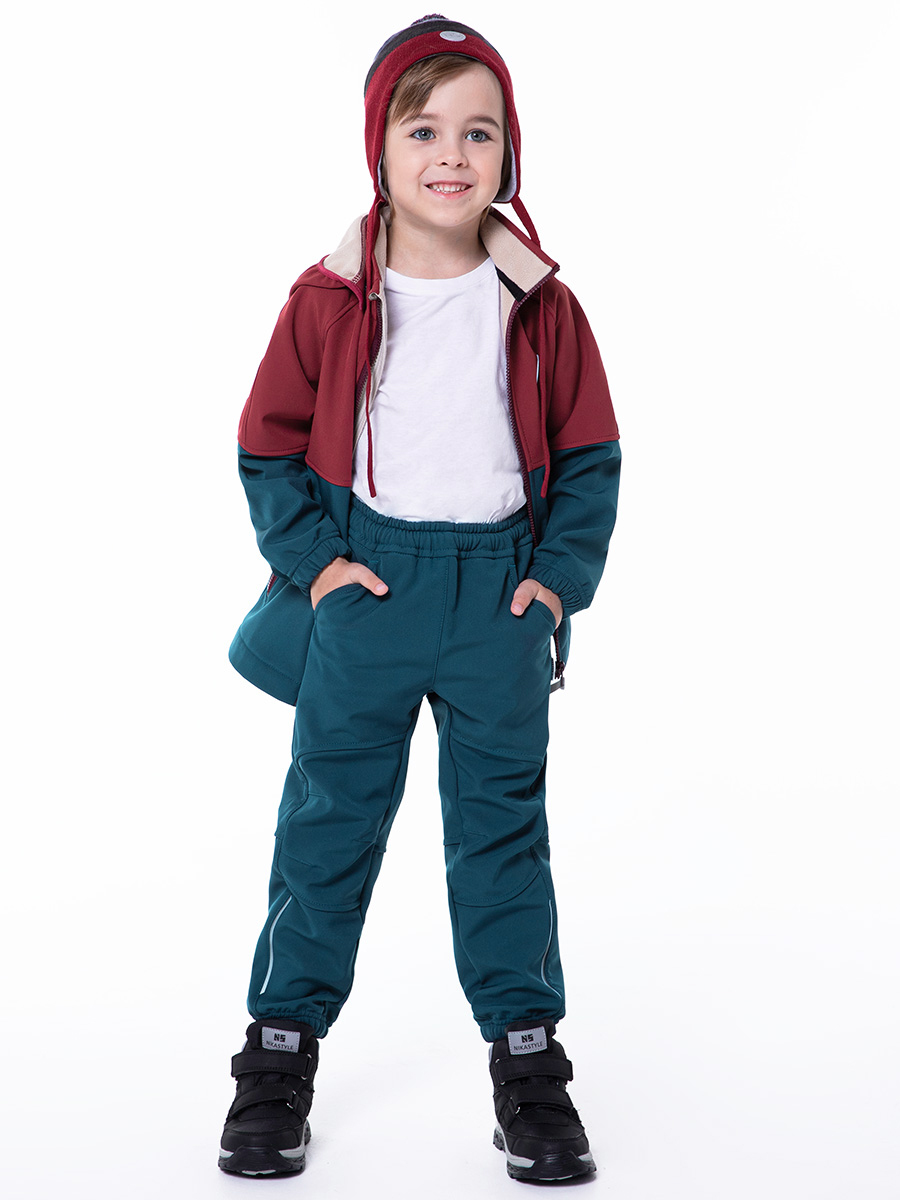 

Брюки детские NIKASTYLE 2л9424, океан, 110, Зеленый, 2л9424