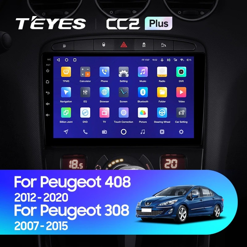 

Штатная магнитола Teyes CC2 Plus 4/64 Peugeot 308 (2007-2015), CC2 Plus