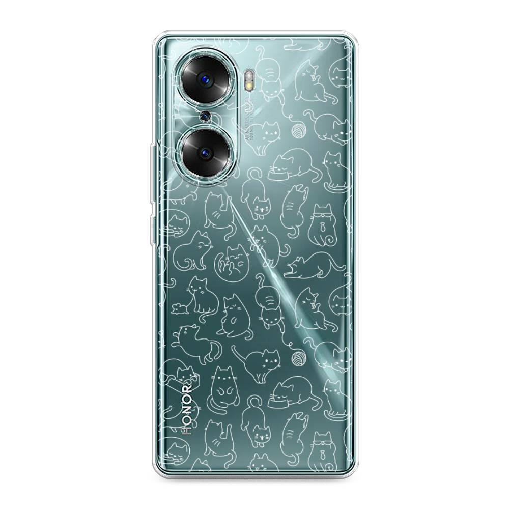 

Чехол Awog на Honor 60 "Шкодливые котики", Разноцветный, 6106650-2