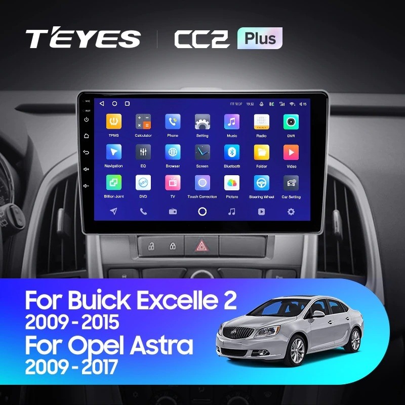 

Штатная магнитола Teyes CC2 Plus 4/32 Opel Astra J (2009-2017), CC2 Plus