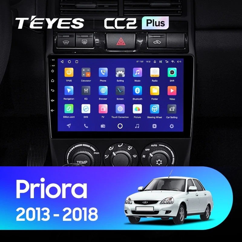 

Штатная магнитола Teyes CC2 Plus 4/64 LADA Priora (2013-2018), CC2 Plus