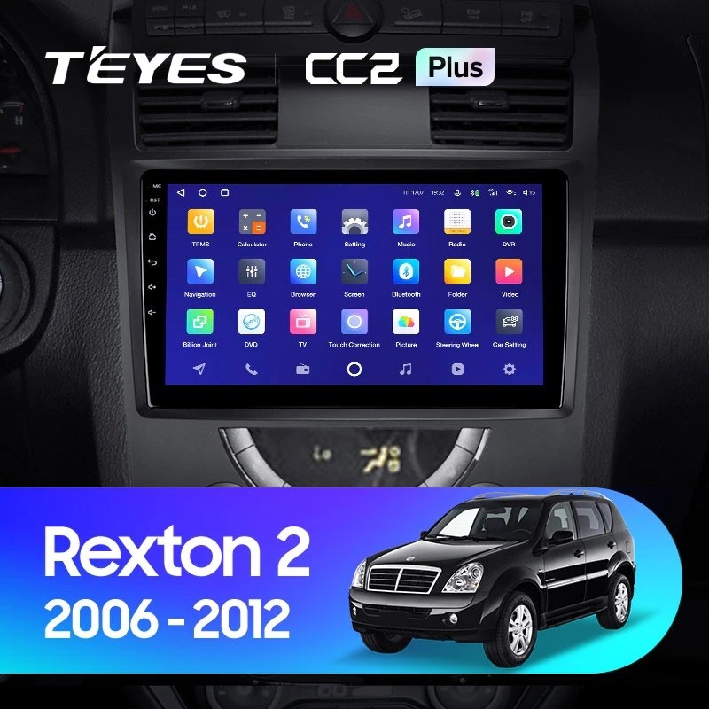 

Штатная магнитола Teyes CC2 Plus 4/32 SsangYong Rexton Y250 2 (2006-2012), CC2 Plus