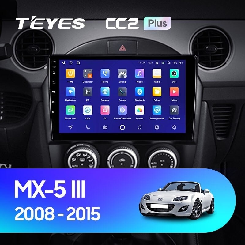

Штатная магнитола Teyes CC2 Plus 4/64 Mazda MX-5 (2008-2015), CC2 Plus