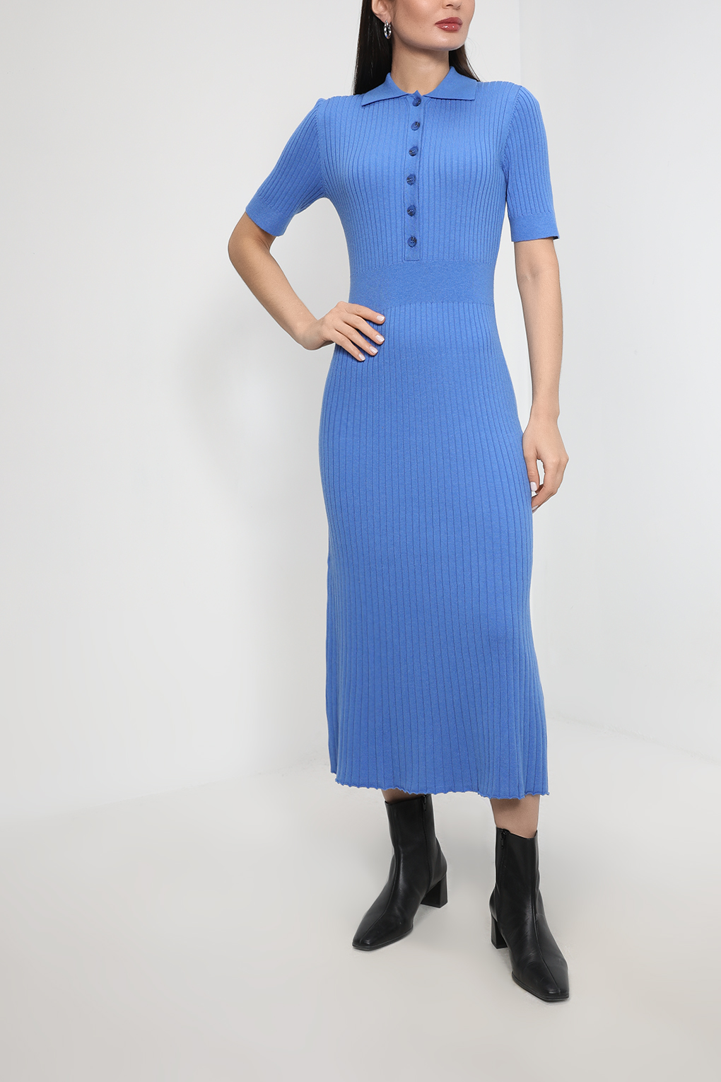 Платье женское SABRINA SCALA SS2302Т5301-005 синее XS