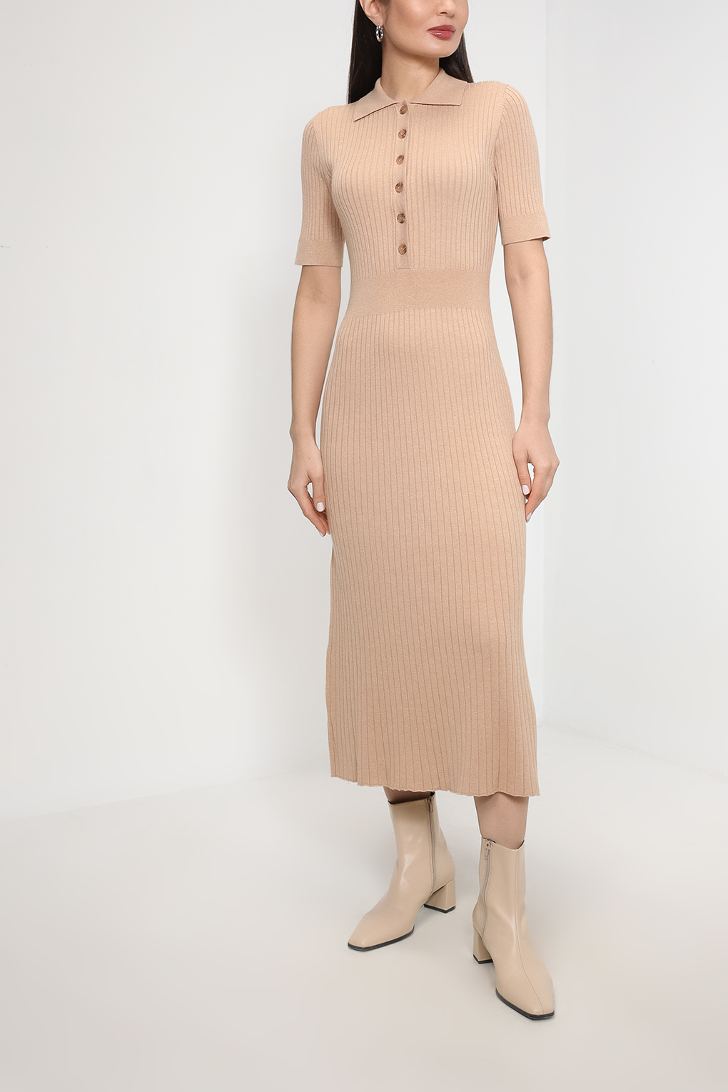Платье женское SABRINA SCALA SS2302Т5301-017 бежевое XL