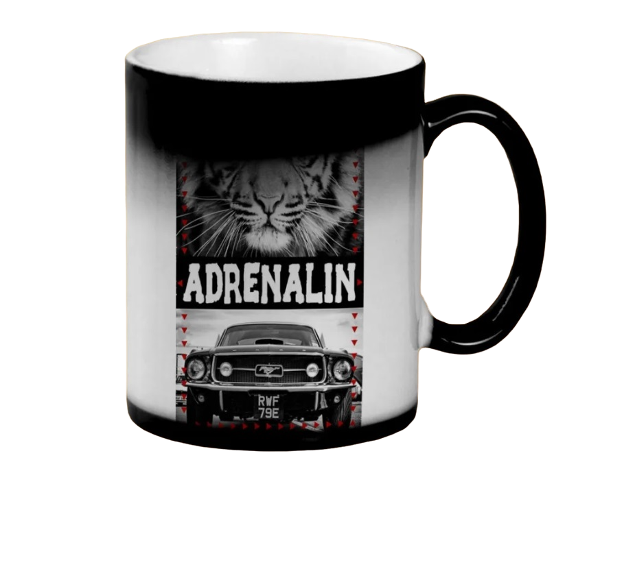 

Кружка CoolPodarok Adrenalin Тигр и тачка