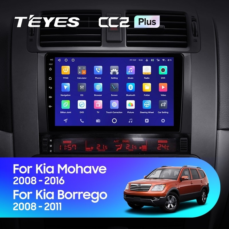

Штатная магнитола Teyes CC2 Plus 4/32 Kia Mohave (2008-2016), CC2 Plus
