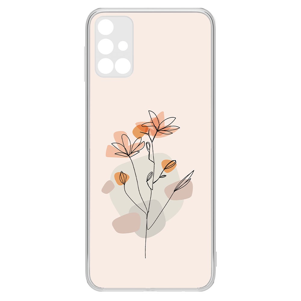 

Чехол-накладка Krutoff Clear Case Ромашки для Samsung Galaxy M31s (M317)