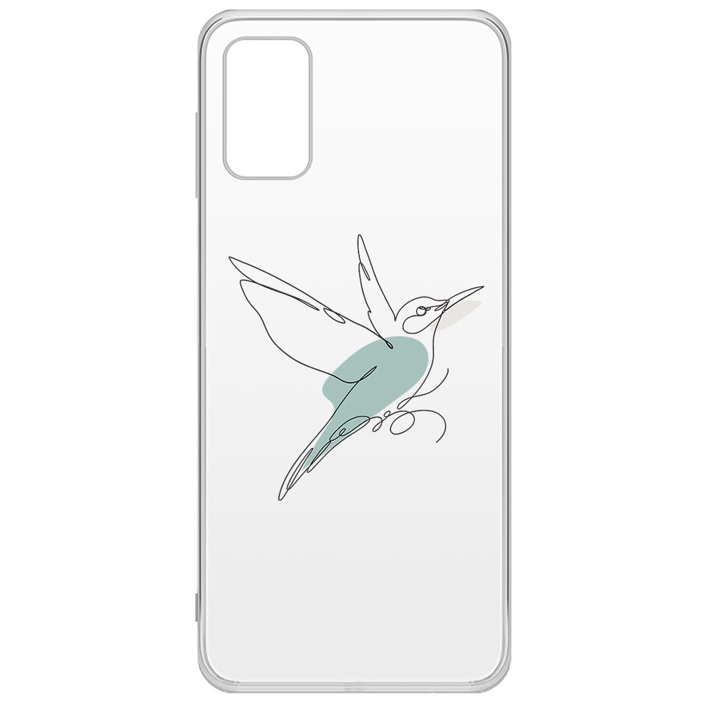 фото Чехол-накладка krutoff clear case легкость для samsung galaxy m51 (m515)