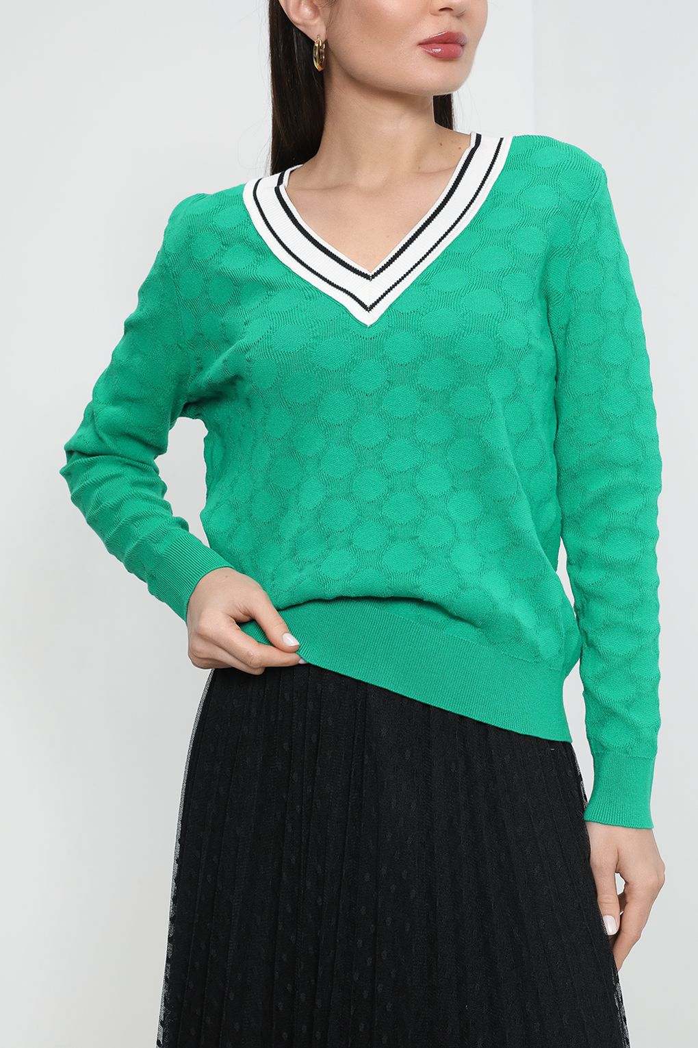 Пуловер женский Belucci BL2302Т1428-004 зеленый M