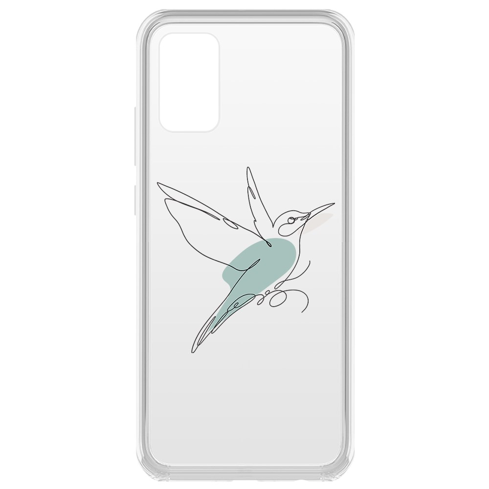 Чехол-накладка Krutoff Clear Case Легкость для Samsung Galaxy A02s (A025)