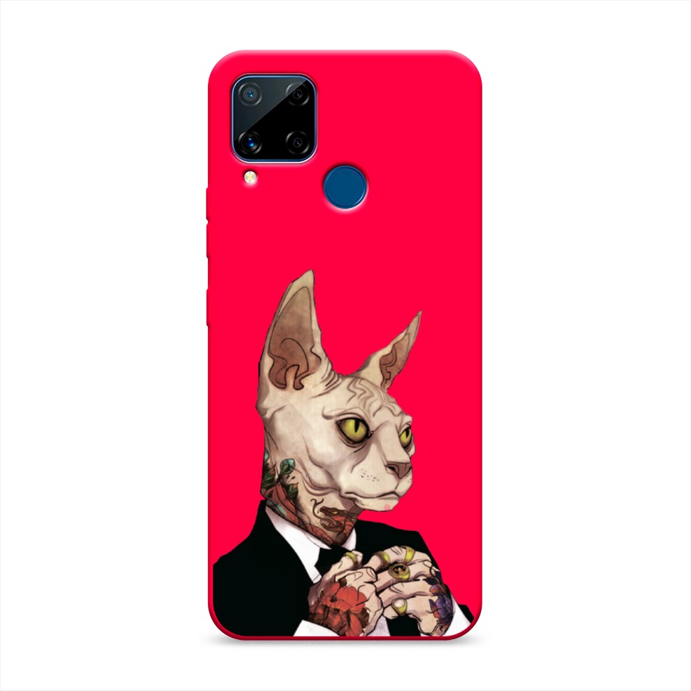 

Чехол Awog на Realme C15 "Татуированный сфинкс", Разноцветный, 255053-1