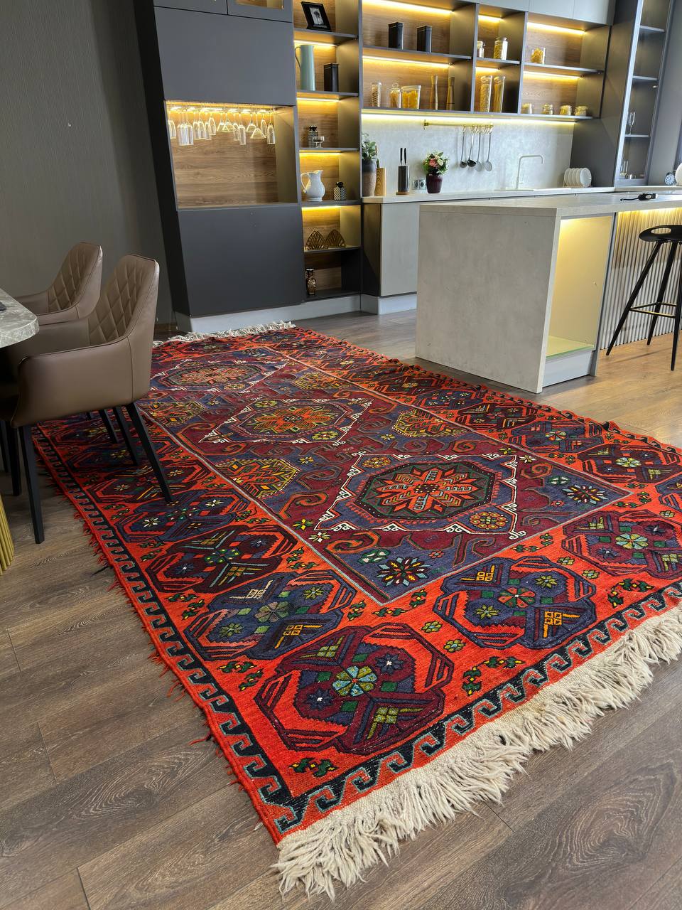 

Ковер the Rugs дагестанский винтажный S96, Дагестанский