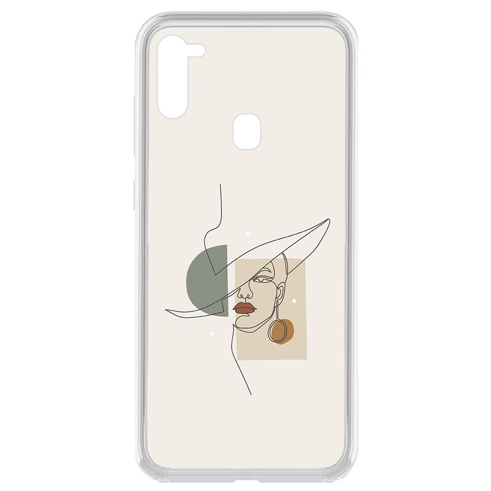 фото Чехол-накладка krutoff clear case стиль для samsung galaxy a11 (a115)