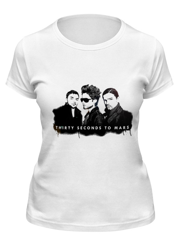 

Футболка женская Printio 30 seconds to mars белая M, Белый, 30 seconds to mars