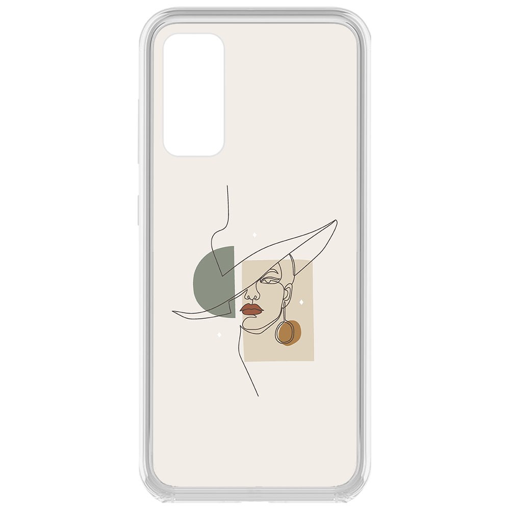 фото Чехол-накладка krutoff clear case стиль для samsung galaxy s20 fe