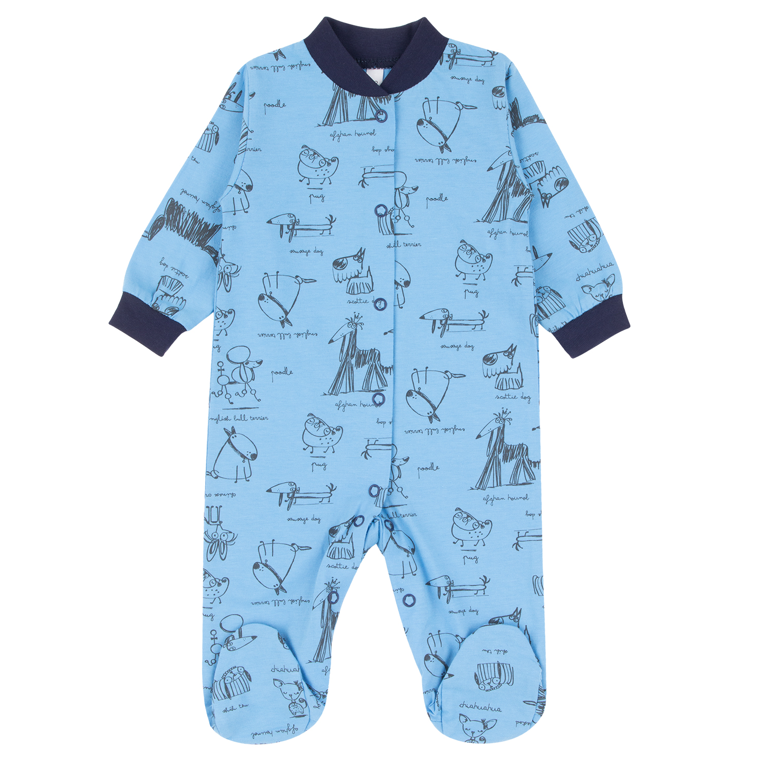 фото Комбинезон leader kids newborn, цвет: голубой р.68