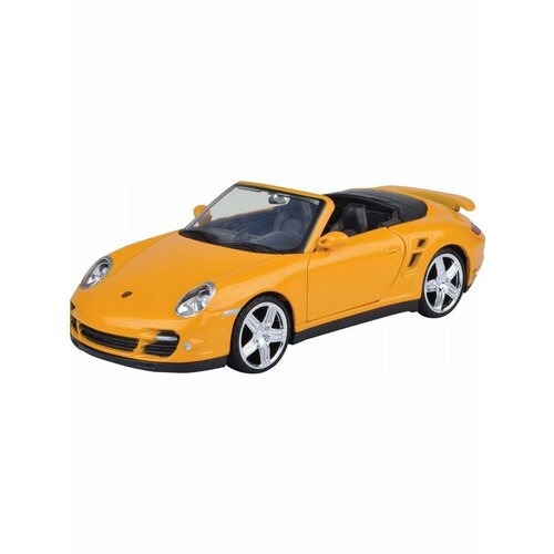 

Машина ЦДМ Игрушки Porsche 911 Turbo Cabriolet, Желтый, 73348