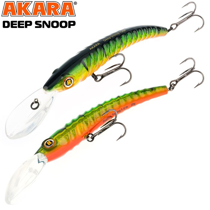 

Воблер Akara Deep Snoop 120F 20 гр 5/7 oz 4,7 in A49, Разноцветный, Deep Snoop