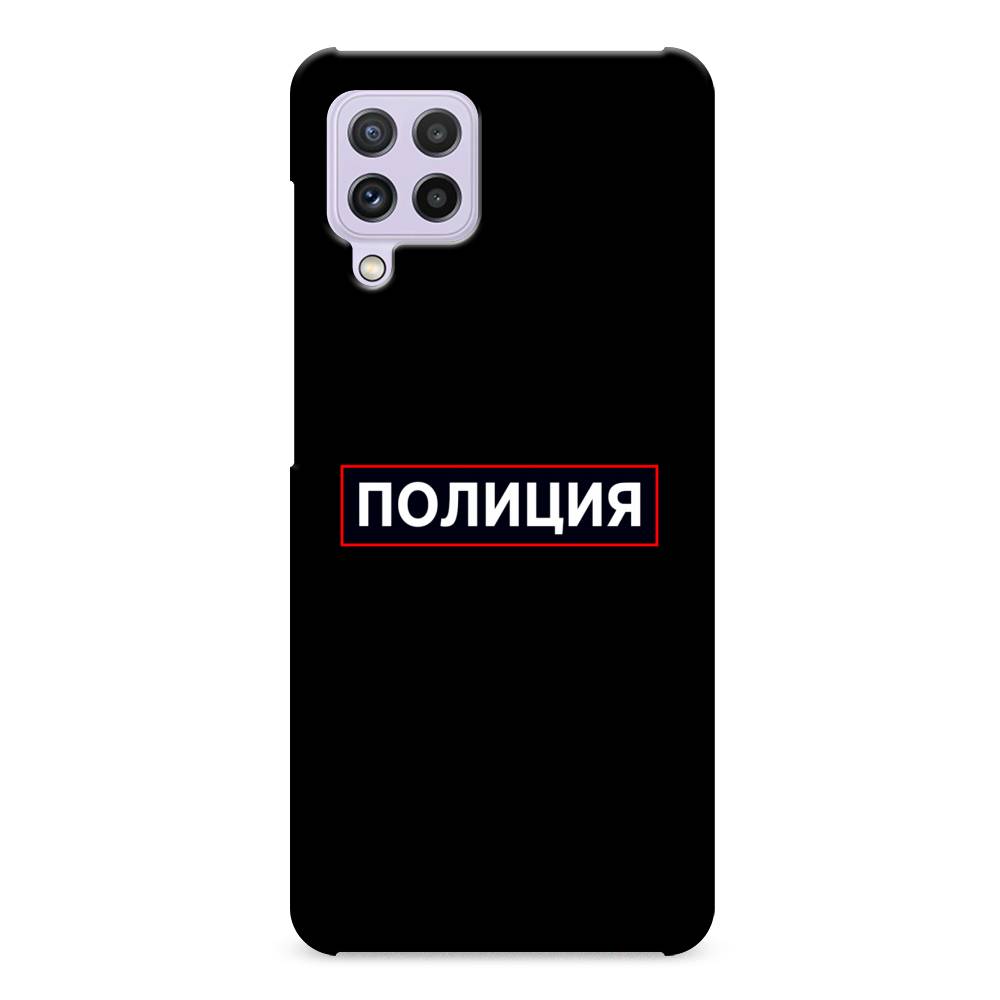 

Пластиковый чехол "Police logo" на Samsung Galaxy A22