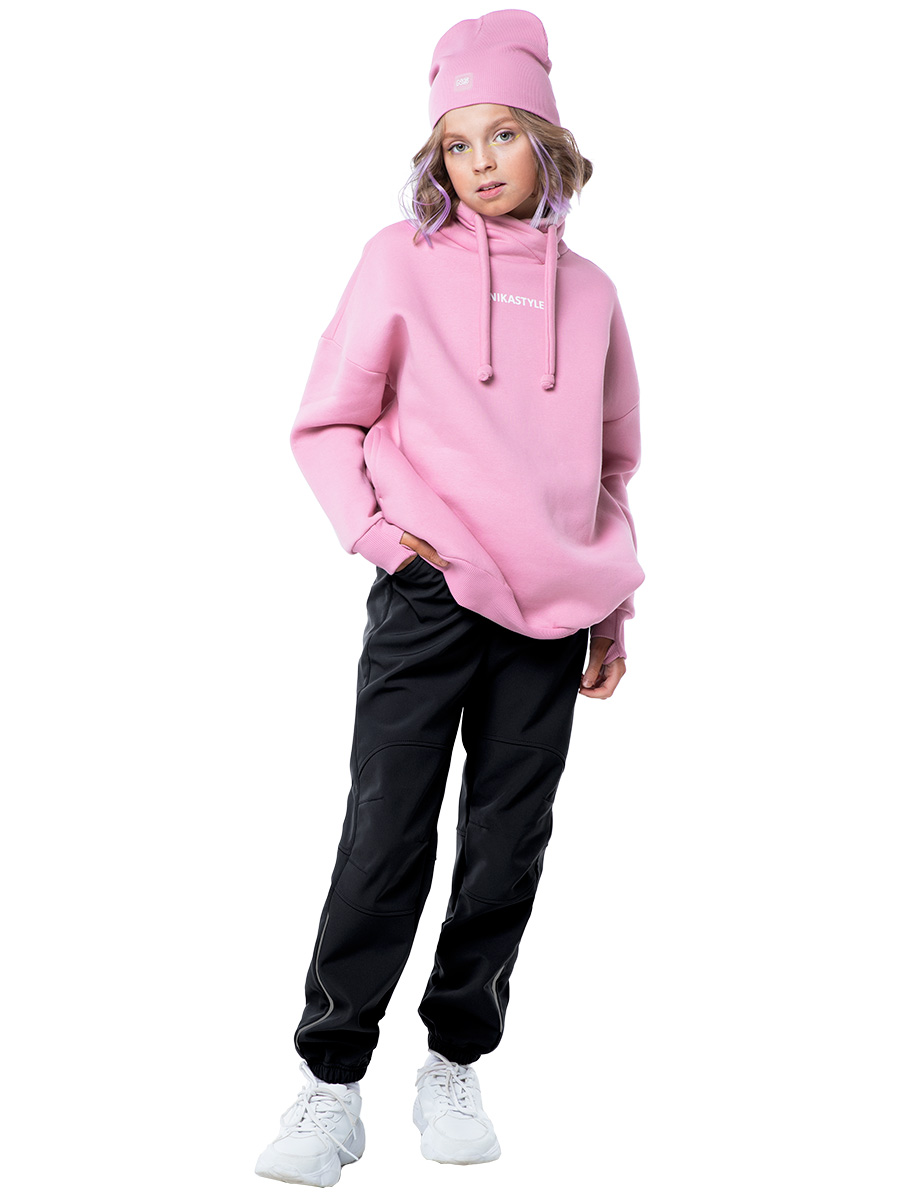 

Брюки детские NIKASTYLE 2л9524, черный, 128, 2л9524