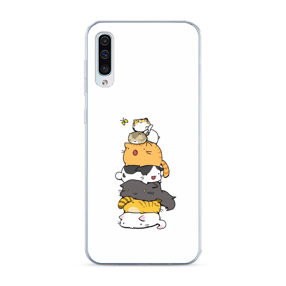 

Чехол Awog на Samsung Galaxy A30s/A50 "Бутерброд из котиков", Разноцветный, 28850-10