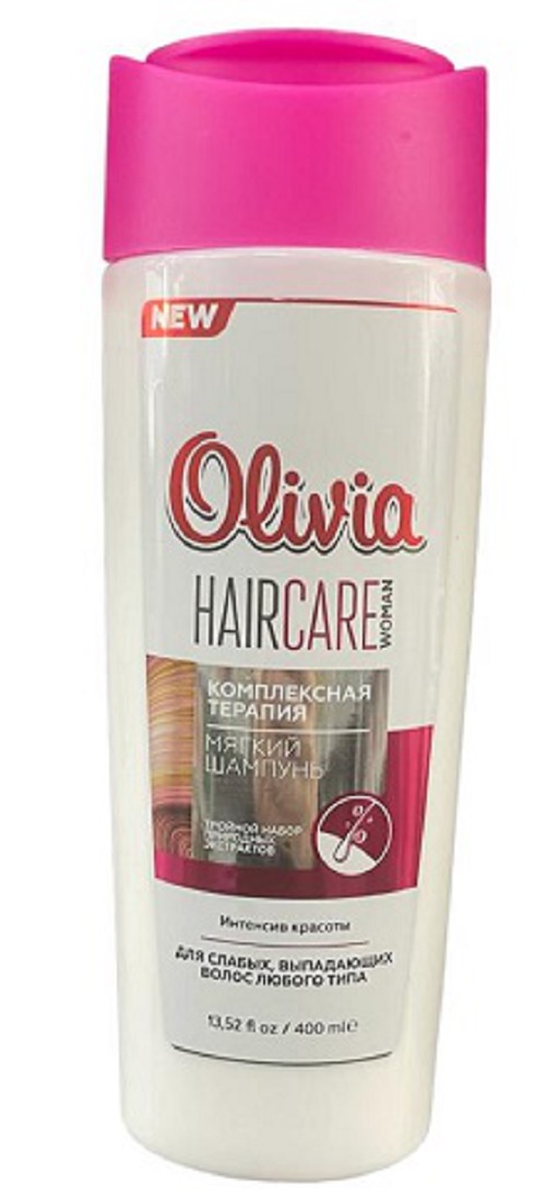 фото Шампунь для волос "olivia hair care" комплексная терапия 400 мл