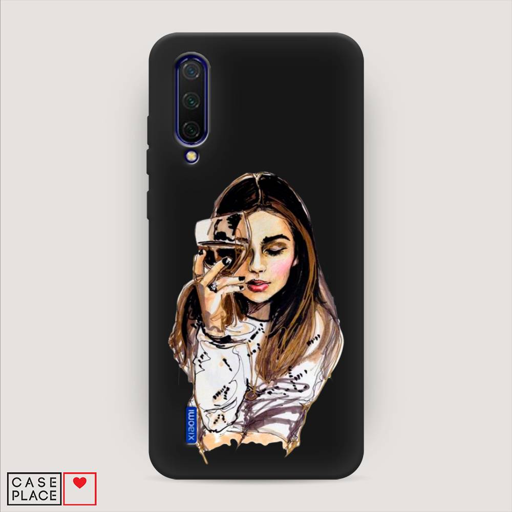 

Чехол Awog на Xiaomi Mi CC9/Mi A3 Lite/Mi 9 Lite "Девушка с бокалом", Разноцветный, 36152-1
