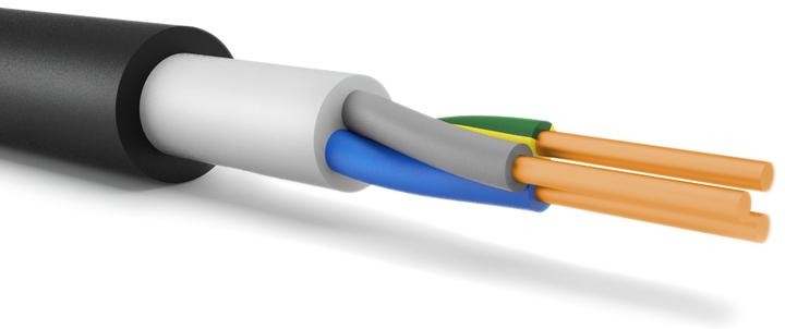 фото Кабель ввгнг(а)-ls 3х2.5 ок (n pe) 0.66кв (м) энергокабель эизм1001027