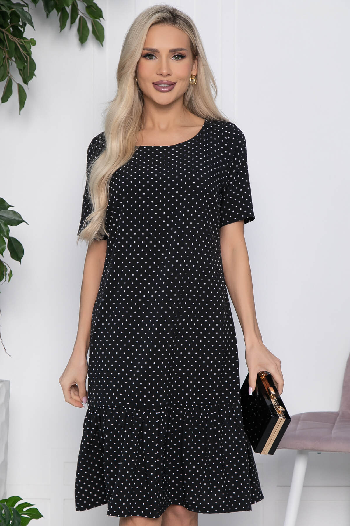 

Платье женское LT Collection Эжени черное 44 RU, Черный, Эжени