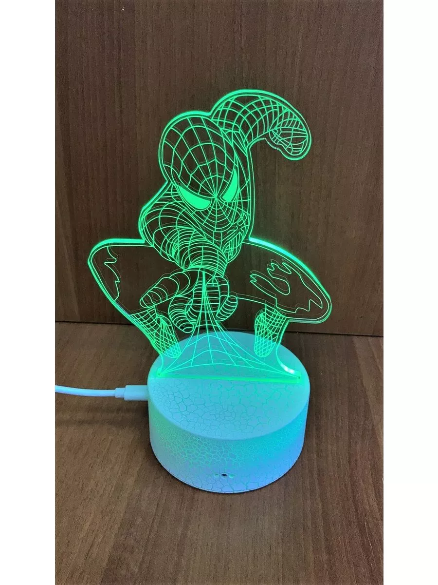 

3D Светильник Человек Паук 45, 03-ва45