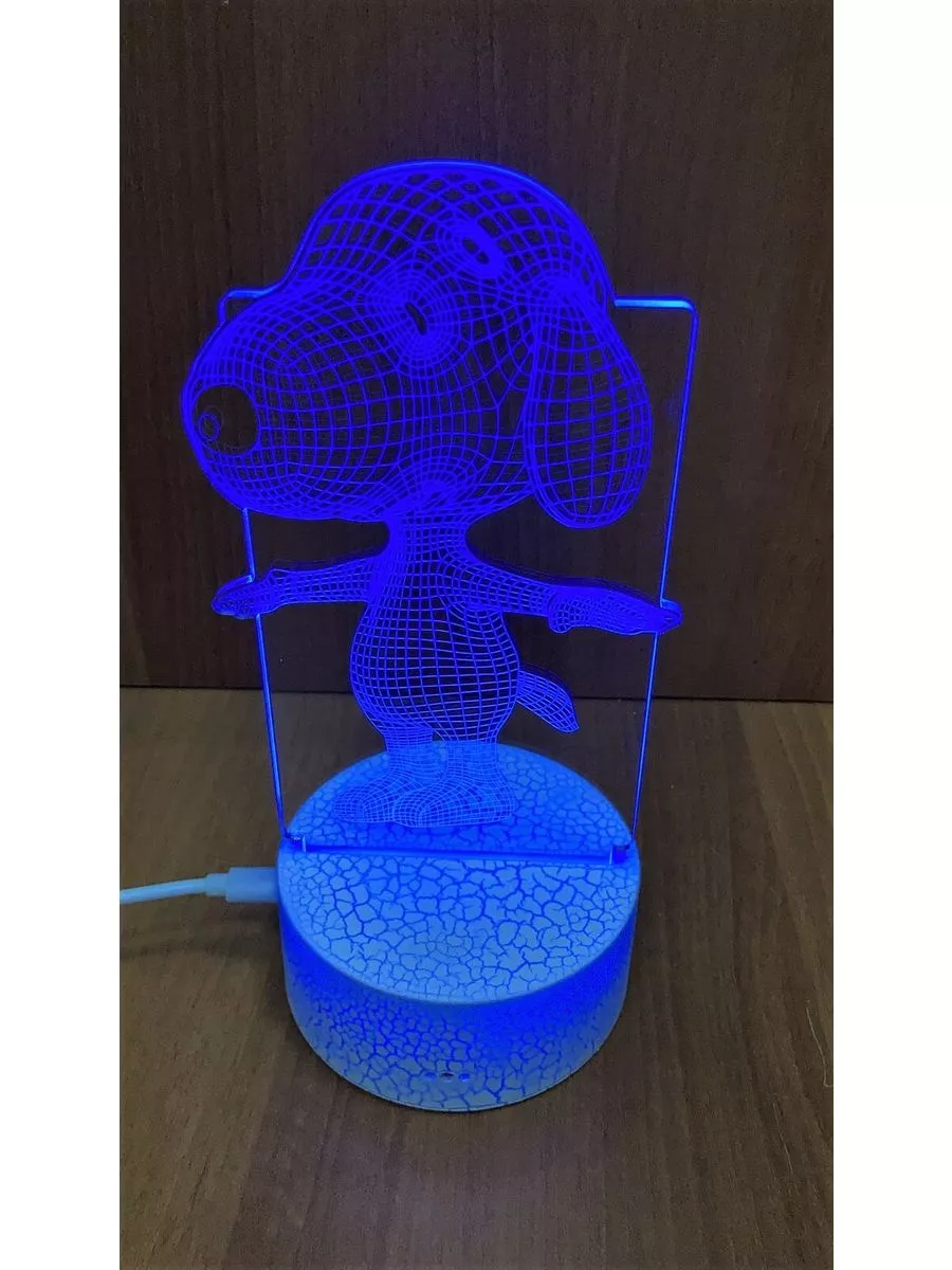 

3D Светильник Собачка 47, 03-ва47